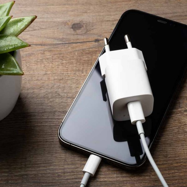 Fixed Laddare Mini PD Travel Charger USB-C 25W Vit