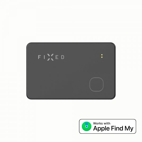 Fixed Tag Card Smart Tracker iPhone Svart