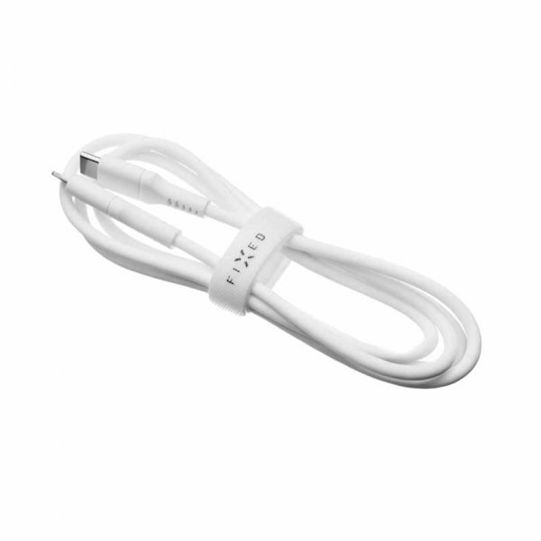 Fixed Kabel Liquid Silicone USB-C/USB-C 0.5m Vit