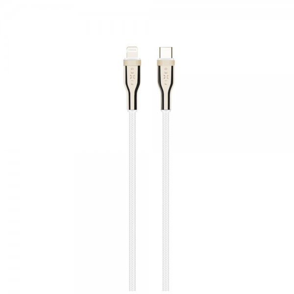 Fixed Kabel METAL Series USB-C/Lightning 0.5m Vit