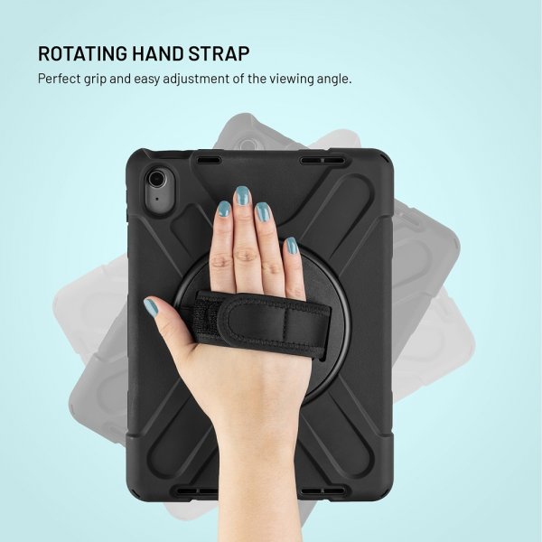 Fixed Samsung Galaxy Tab S6 Lite Skal Rugged Tablet Case Svart