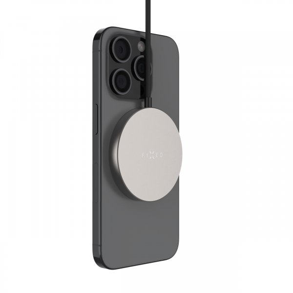 Fixed MagSafe-laddare MagPad Slim 15W Qi2 Titan
