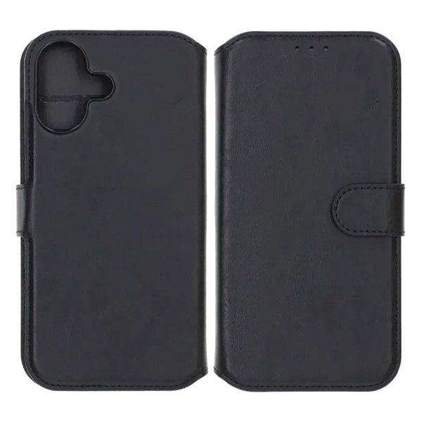 Rvelon iPhone 17 Fodral 4 Kortfack Löstagbart Skal Svart
