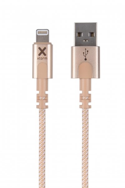Xtorm Original USB-A to Lightning Kabel 1 m Guld
