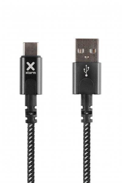 Xtorm Original USB-A to USB-C Kabel 1 m Svart