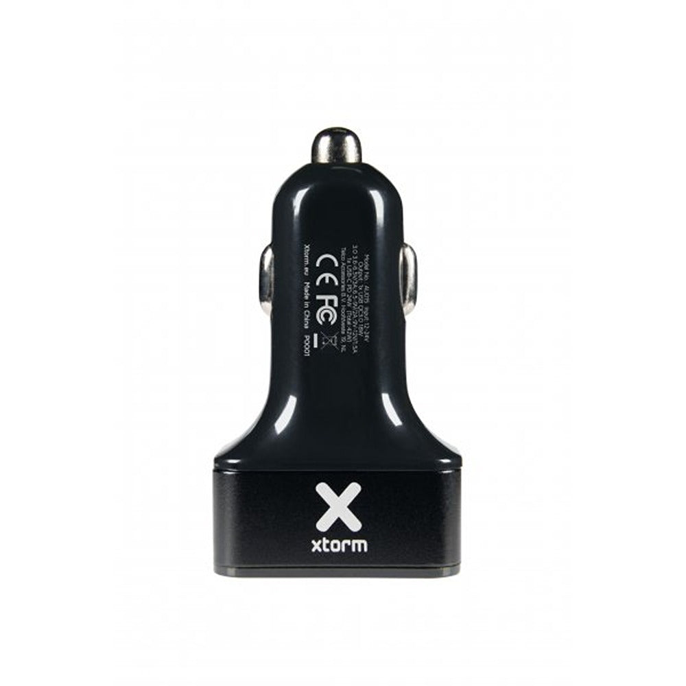 Xtorm Billaddare 36W 3xUSB-A Svart