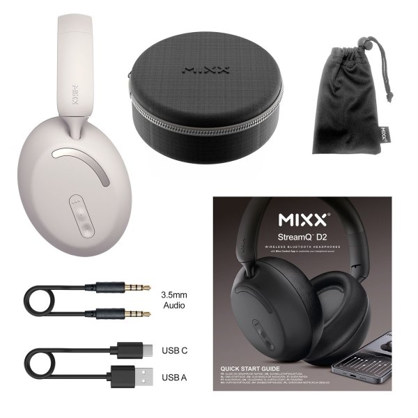Mixx Trådlösa Hörlurar StreamQ D2 Sand