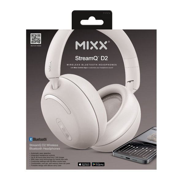 Mixx Trådlösa Hörlurar StreamQ D2 Sand