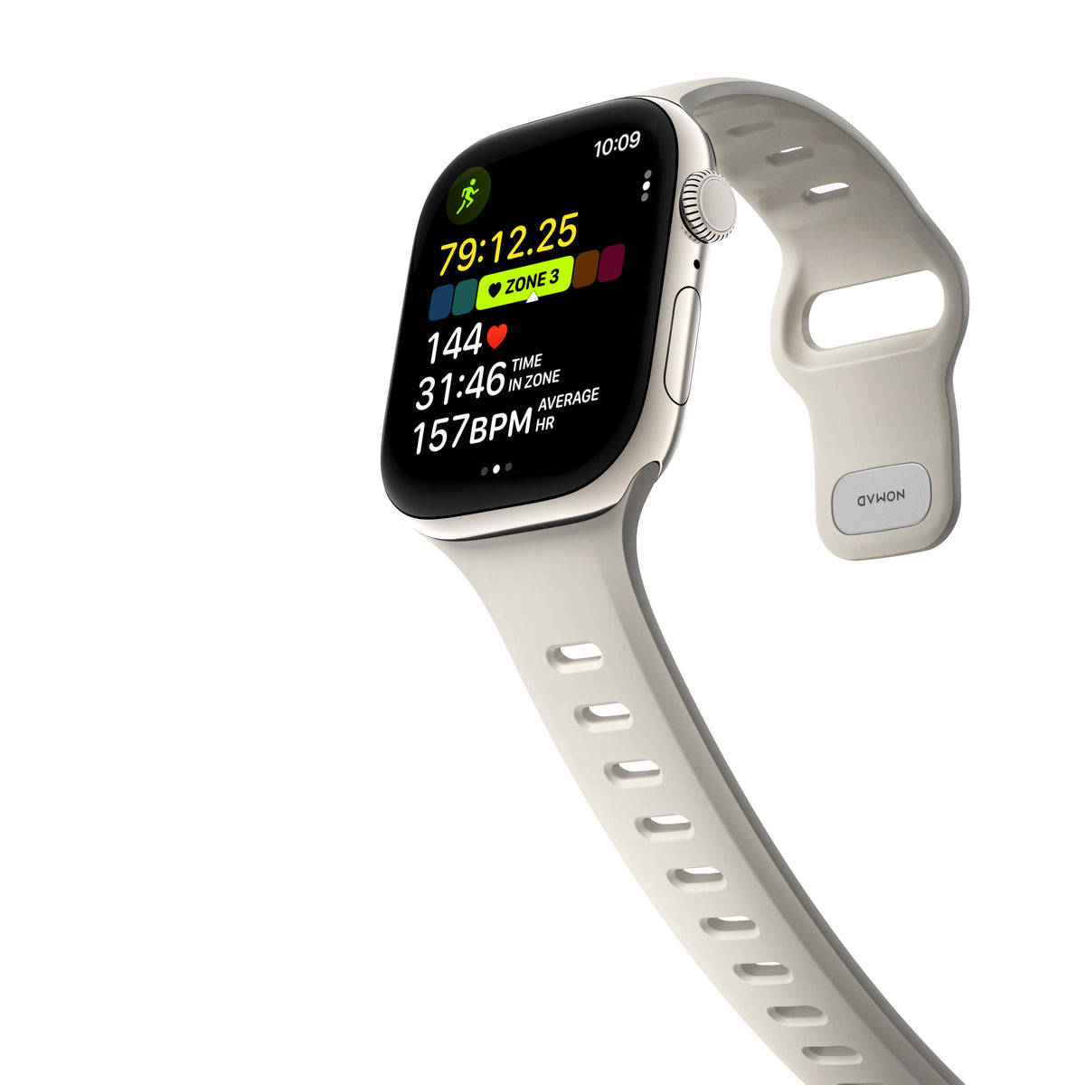 Nomad Apple Watch 44/45/46mm Armband Tempo Band Driftwood