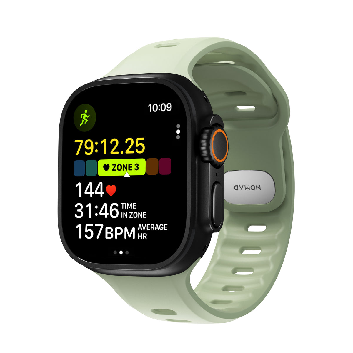 Nomad Apple Watch Ultra 49mm Armband Tempo Band Seagrass