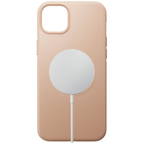 Nomad iPhone 14 Plus Skal Modern Leather Case Natural