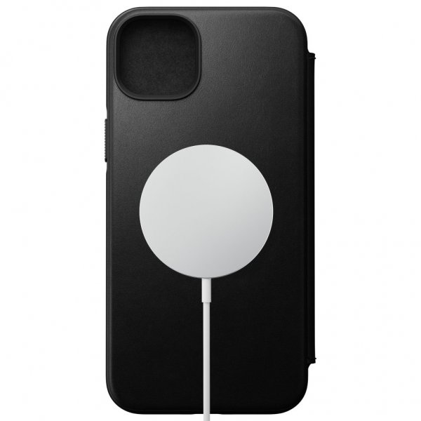 Nomad iPhone 14 Plus Fodral Modern Leather Folio Svart