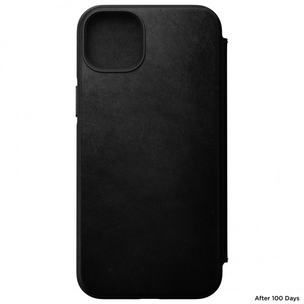 Nomad iPhone 14 Plus Fodral Modern Leather Folio Svart