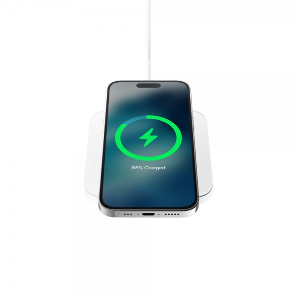Nomad Trådlös Laddare Base Magnetic Charger Vit