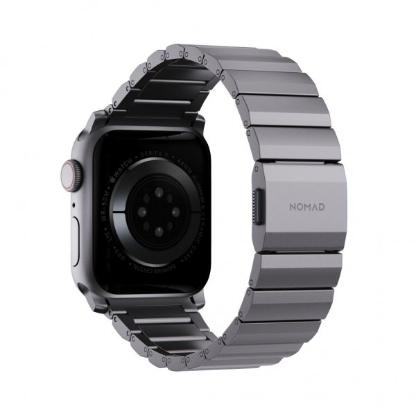 Nomad Apple Watch 44/45/46mm/Apple Watch Ultra Armband Aluminum Band Space Gray