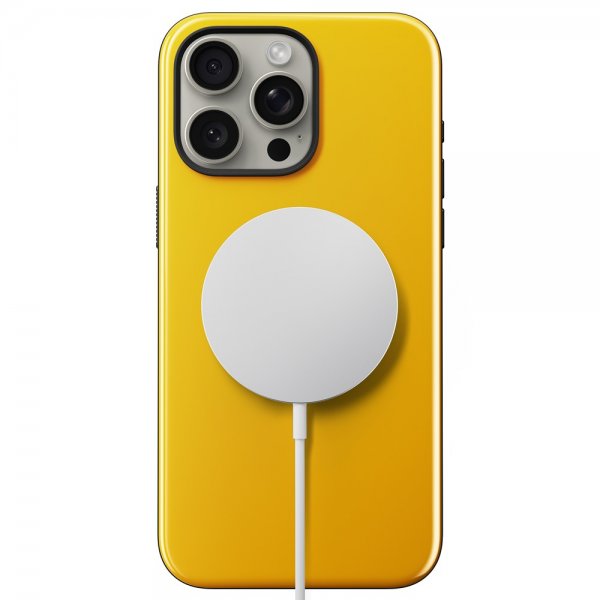 Nomad iPhone 15 Pro Max Skal Sport Case Racing Yellow