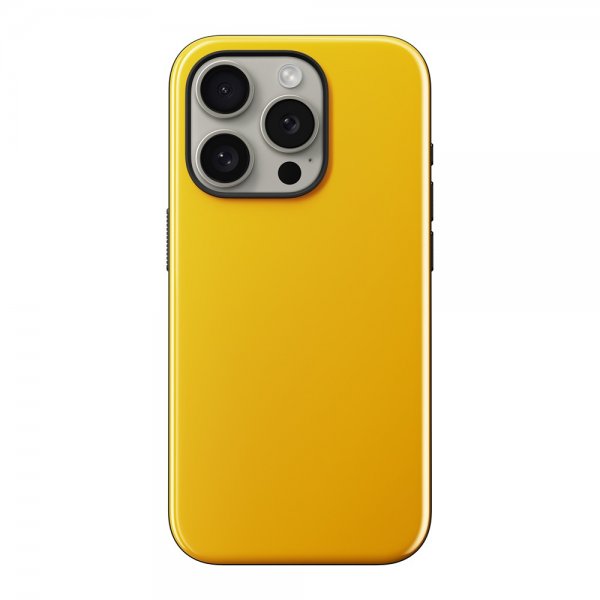 Nomad iPhone 15 Pro Skal Sport Case Racing Yellow