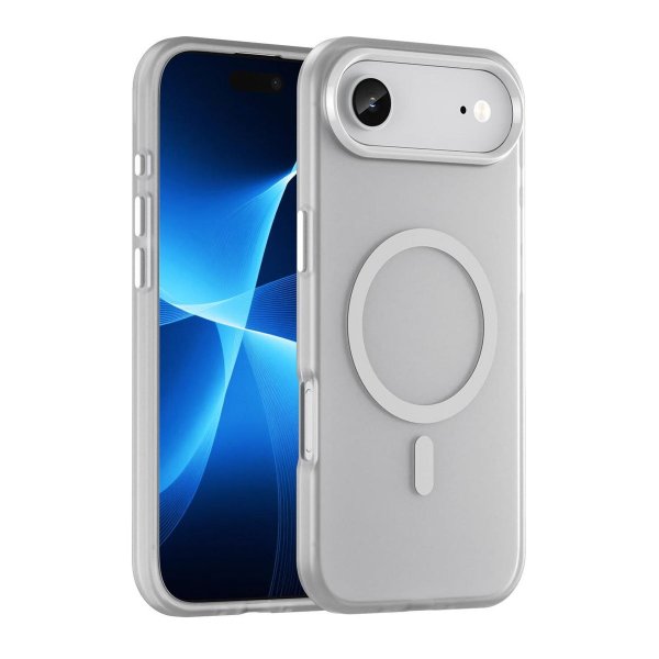 iPhone Air Skal Kamerasarg MagSafe Vit Transparent