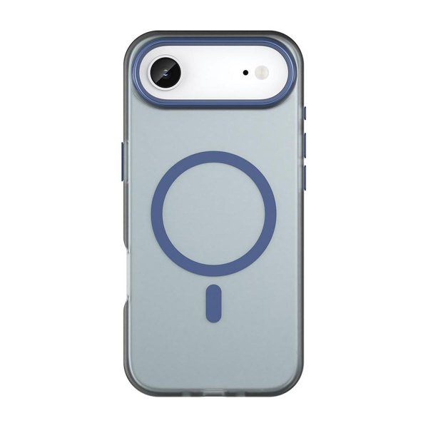 iPhone Air Skal Kamerasarg MagSafe Transparent Blå