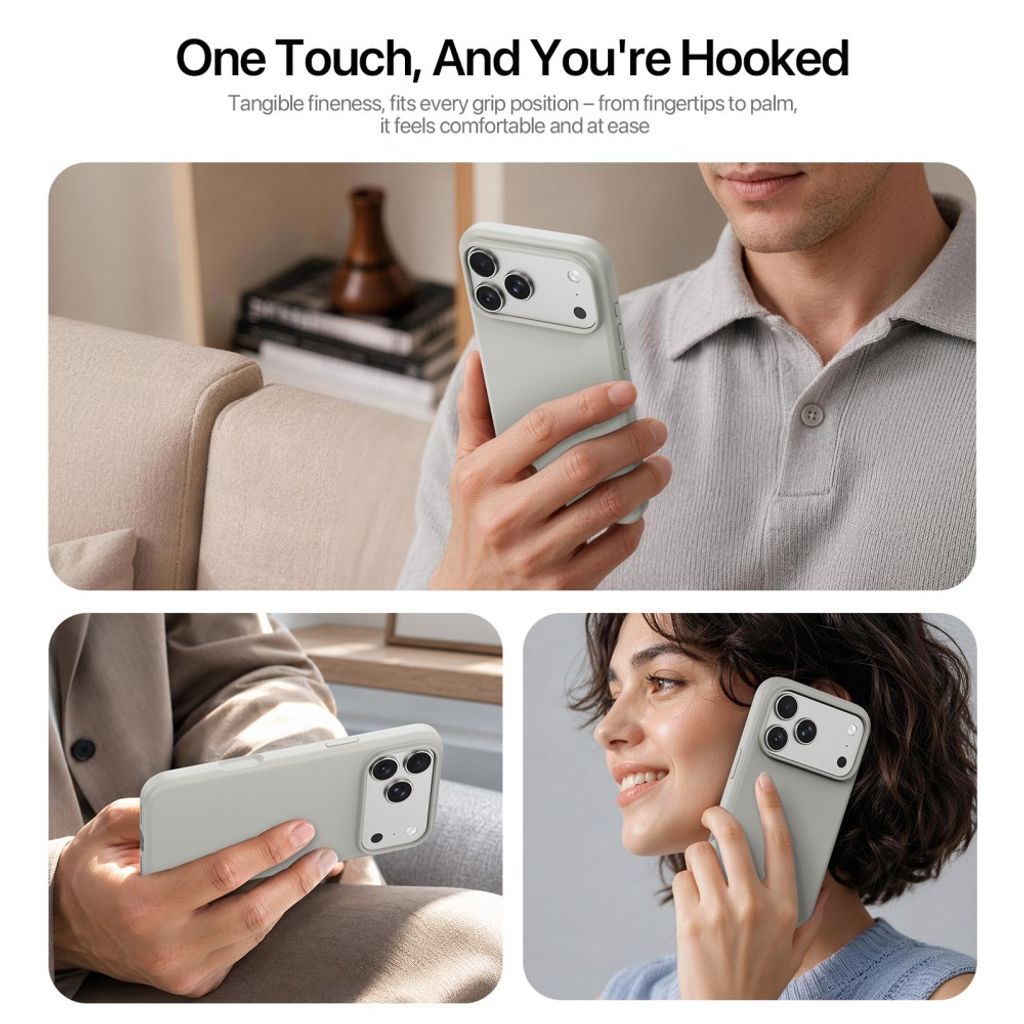 Dux Ducis iPhone 17 Pro/iPhone 18 Pro Skal Piel Series MagSafe Beige