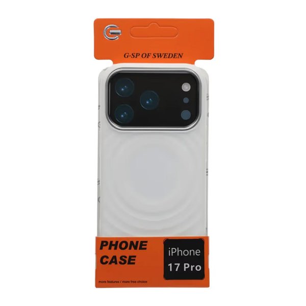 iPhone 17 Pro Skal Silikon MagSafe Vit