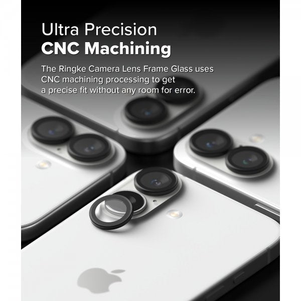 Ringke iPhone 16/iPhone 16 Plus Kameraskydd Camera Lens Frame 2-pack