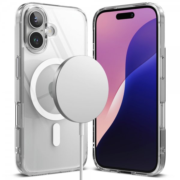 Ringke iPhone 16 Skal Fusion Magnetic Transparent