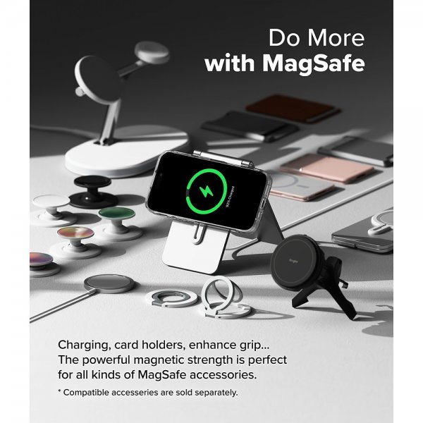 Ringke iPhone 16 Skal Fusion Magnetic Transparent