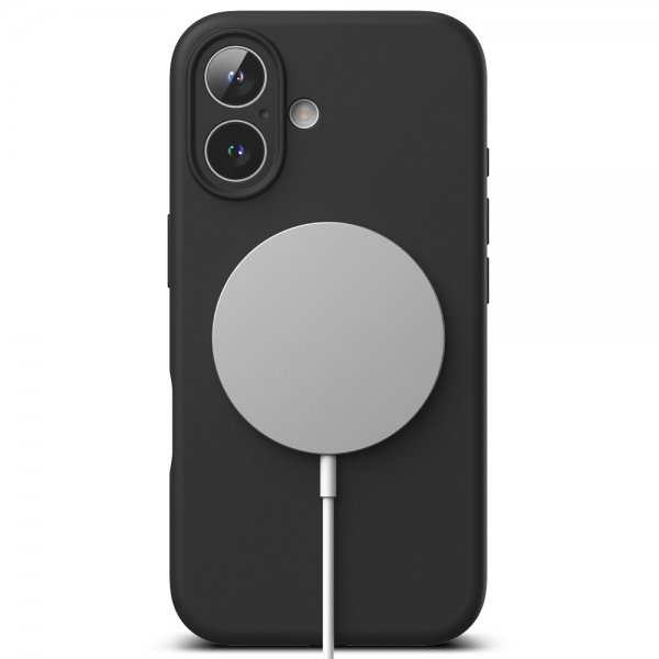 Ringke iPhone 16 Skal Silicone Magnetic Svart