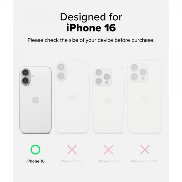 Ringke iPhone 16 Skal Silicone Magnetic Svart