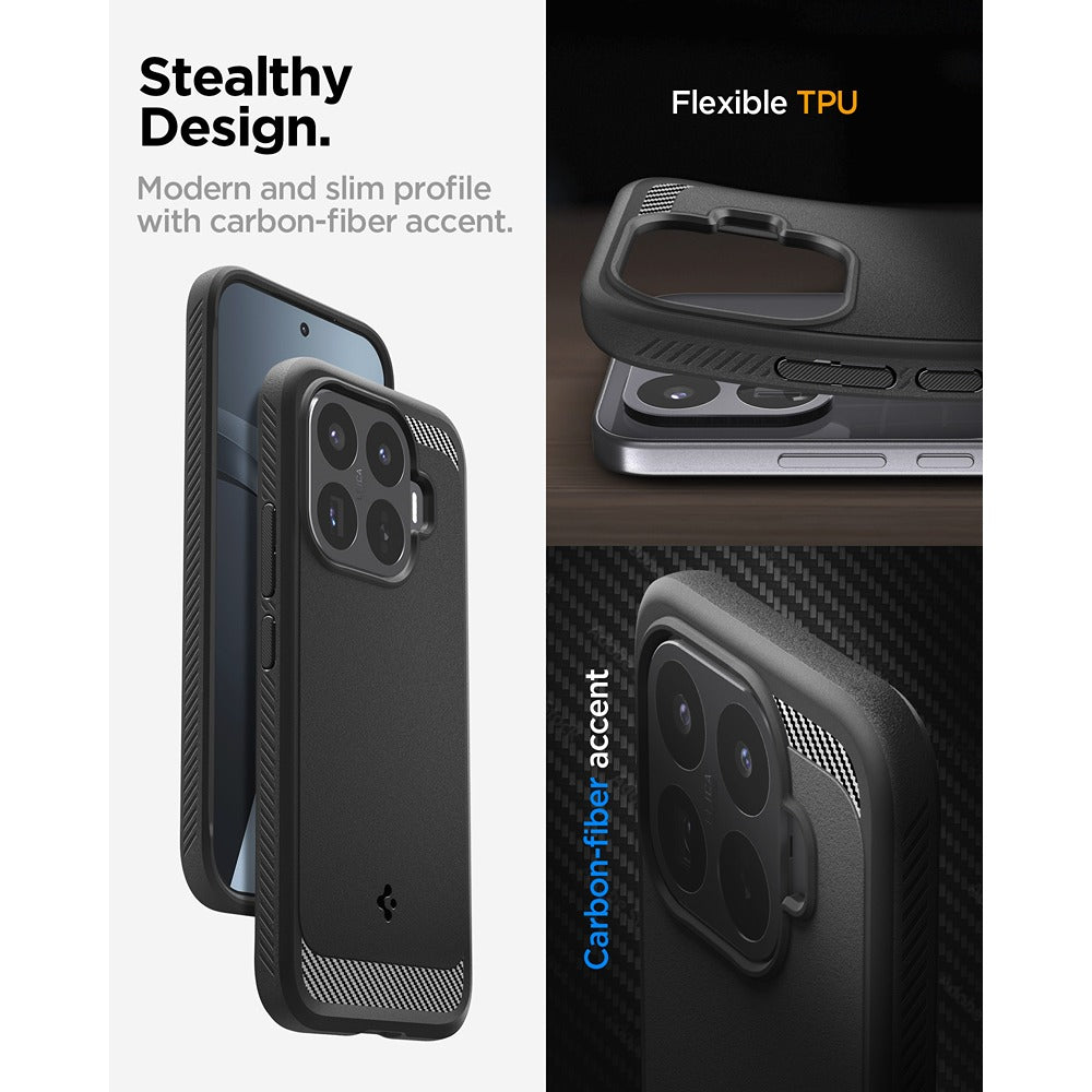 Spigen Xiaomi 17T Skal Rugged Armor Matte Black