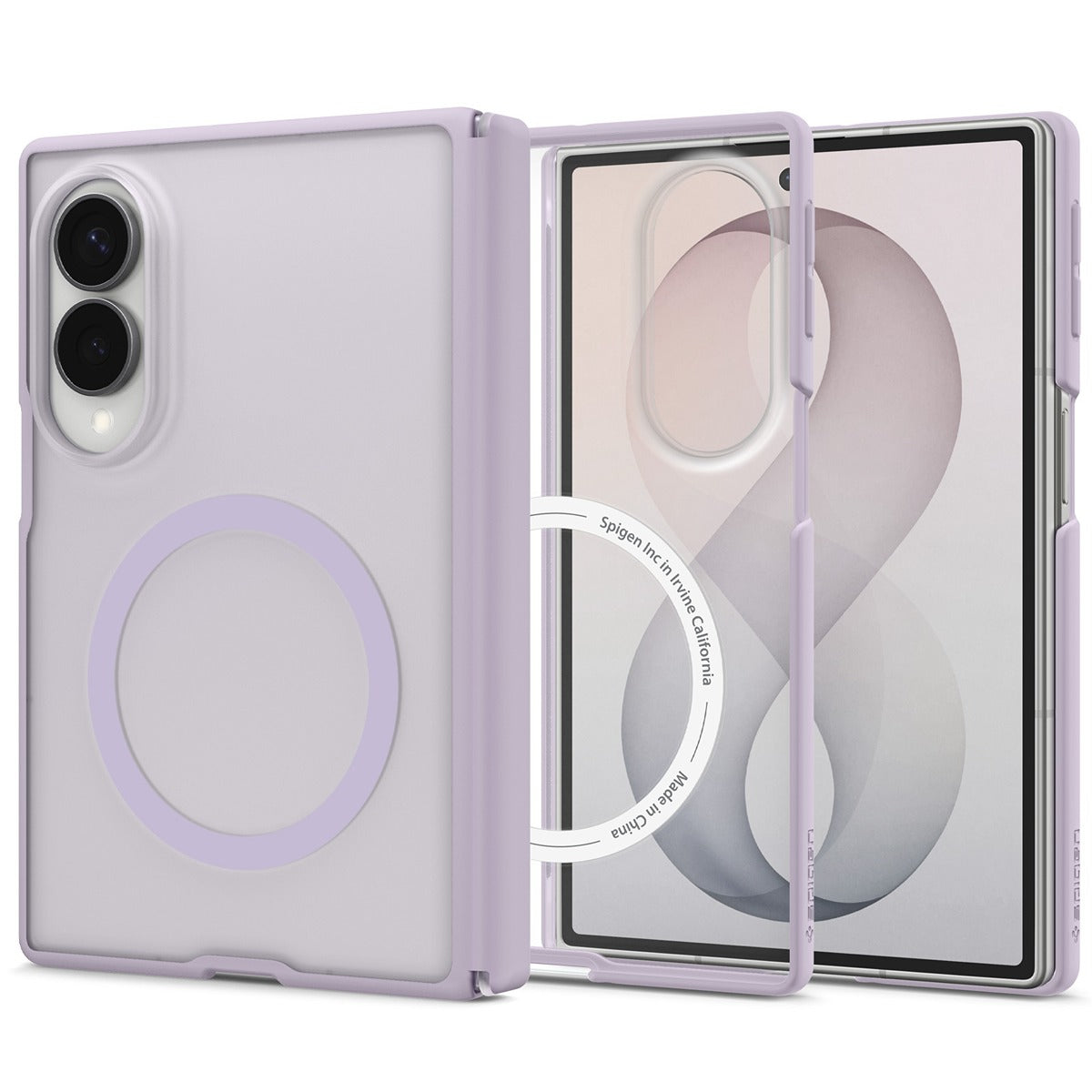 Spigen Samsung Galaxy Z Fold 8 Skal Air Skin Zero MagFit Frost Lavender