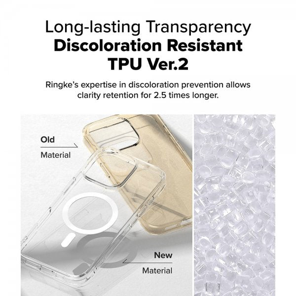Ringke iPhone 16 Pro Max Skal Fusion Magnetic Transparent