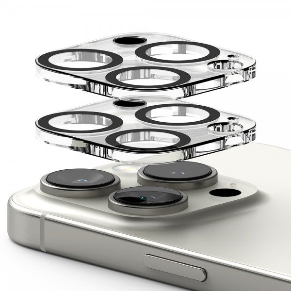 Ringke iPhone 16 Pro/16 Pro Max Kameraskydd Camera Protector Glass 2-pack