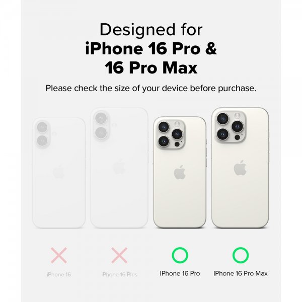 Ringke iPhone 16 Pro/iPhone 16 Pro Max Kameraskydd Camera Lens Frame 2-pack