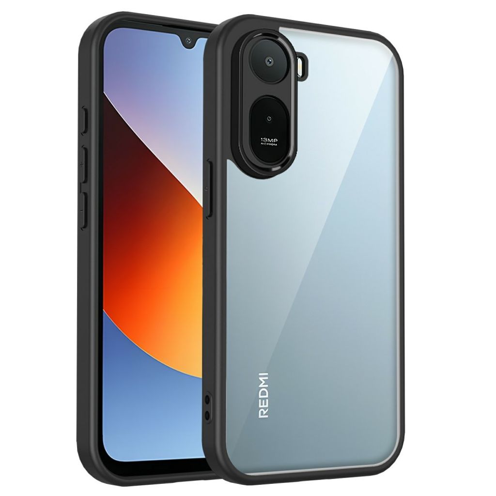 Xiaomi Redmi A7 Pro Skal Transparent Baksida Svart