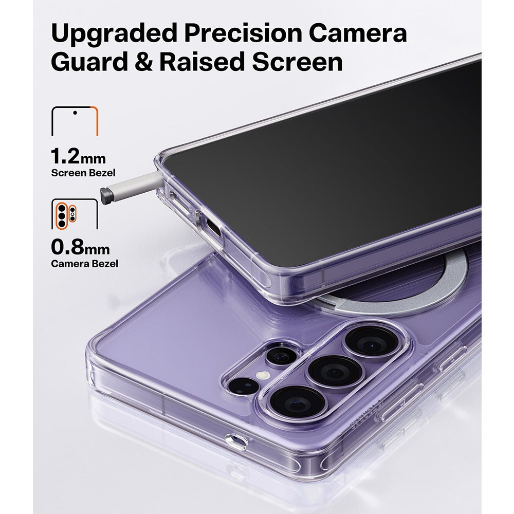 Torras Samsung Galaxy S26 Ultra Skal Ostand Q3 Spin Transparent