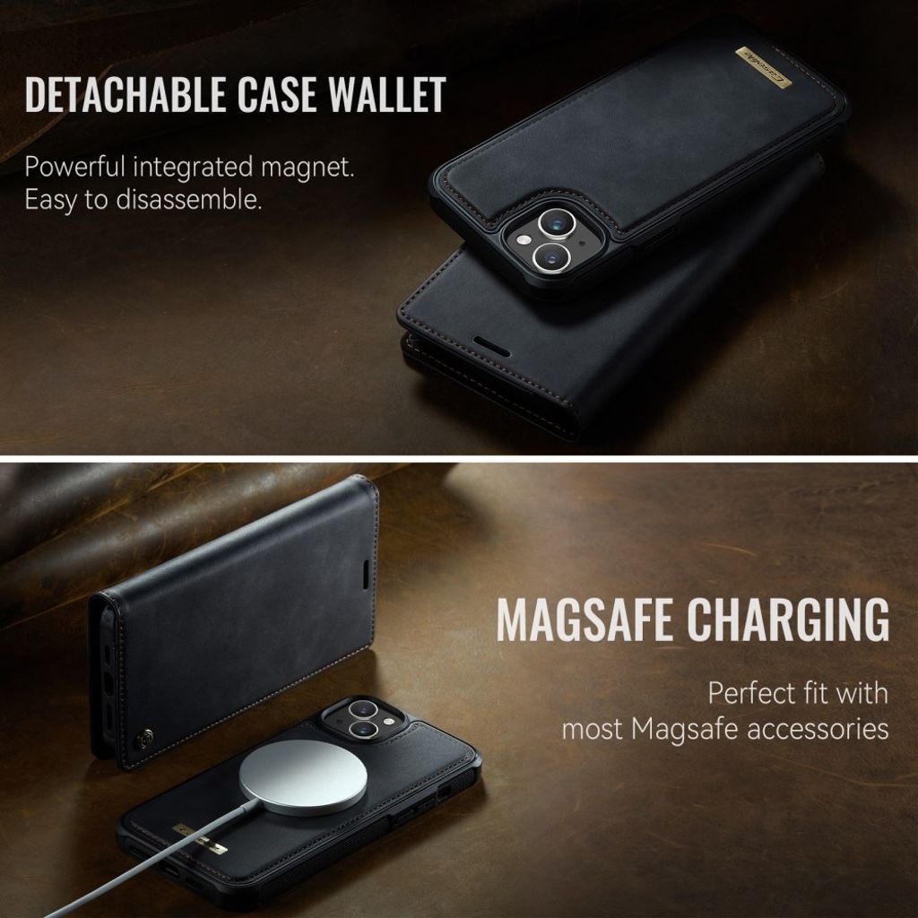 CaseMe iPhone 13 Fodral C49 Series Svart