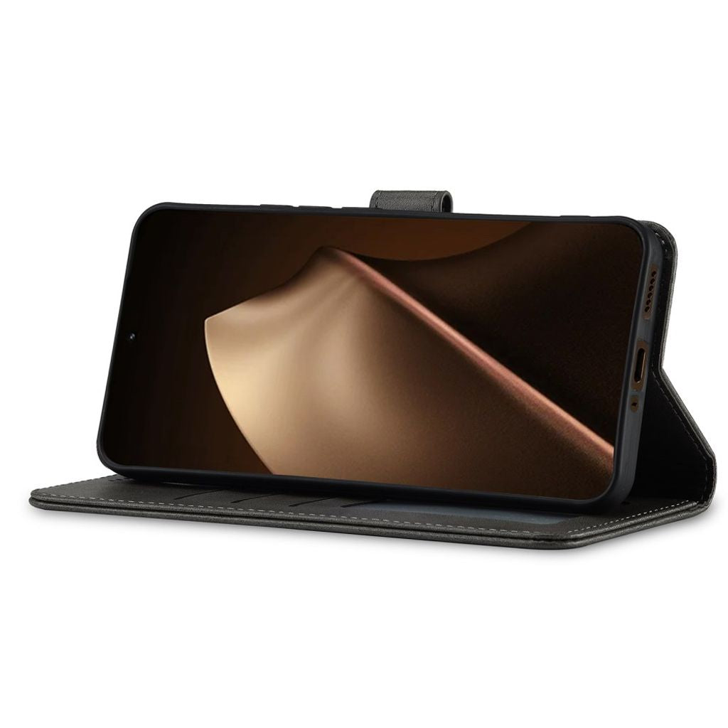 Lc.Imeeke Xiaomi 17T Pro Fodral med Kortfack Stativfunktion Grå