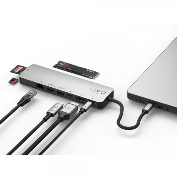 LINQ 9 in 1 PRO SSD USB-C Multiport Hub