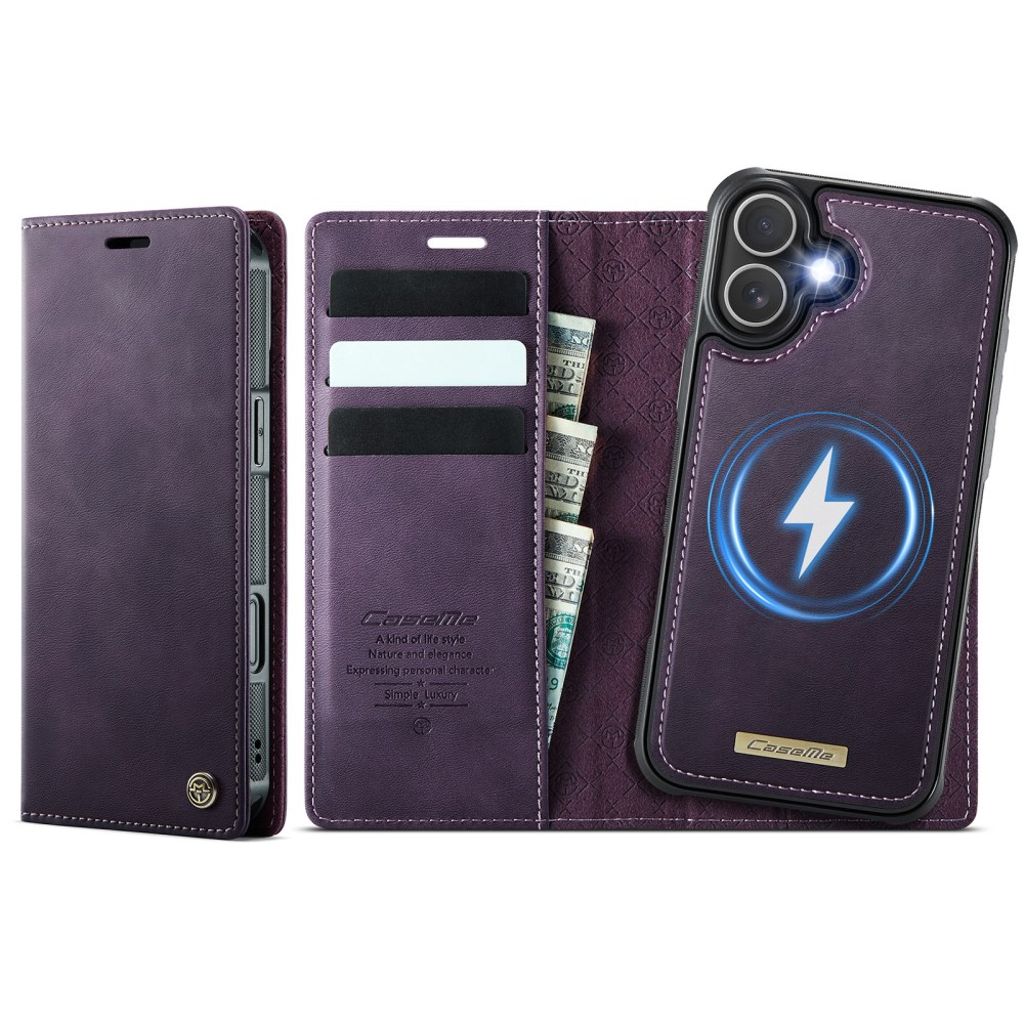 CaseMe iPhone 17 Fodral C49 Series Lila