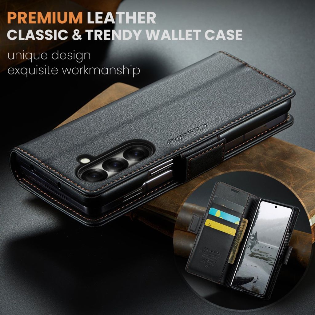 CaseMe Samsung Galaxy Z Fold 7 Fodral 023 Series Svart