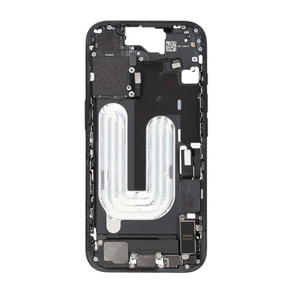 Mittenram med smådelar för iPhone 16 - Svart OEM