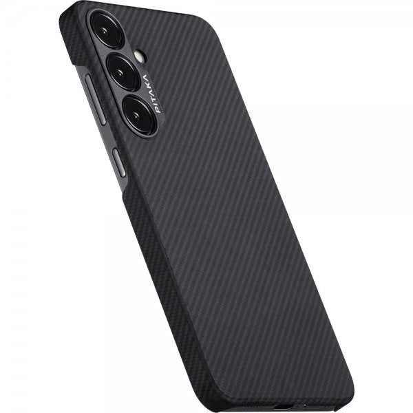 Pitaka Samsung Galaxy S24 Plus Skal MagEZ Case 4 Black/Grey Twill