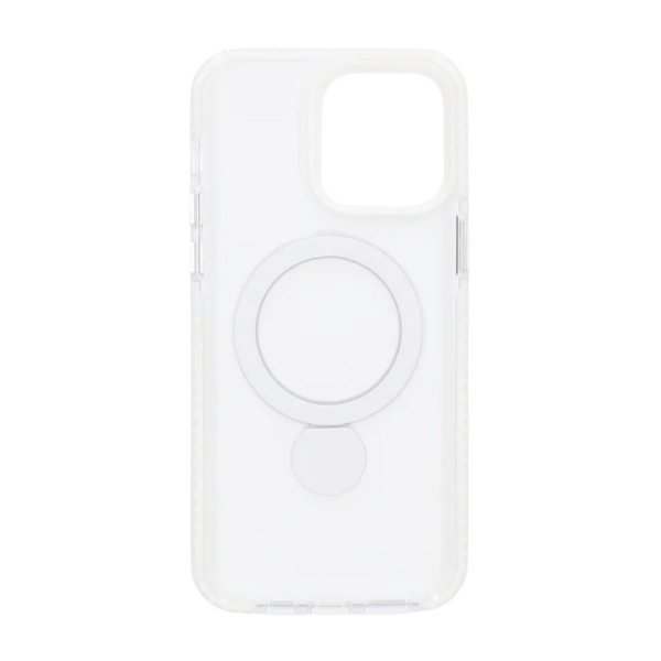 iPhone 14 Pro Max Skal Ringstativ MagSafe Transparent