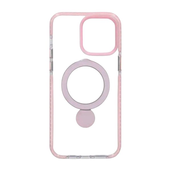 iPhone 14 Pro Max Skal Ringstativ MagSafe Rosa