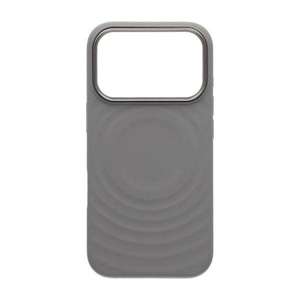 iPhone 17 Pro Skal Silikon MagSafe Ljusgrå