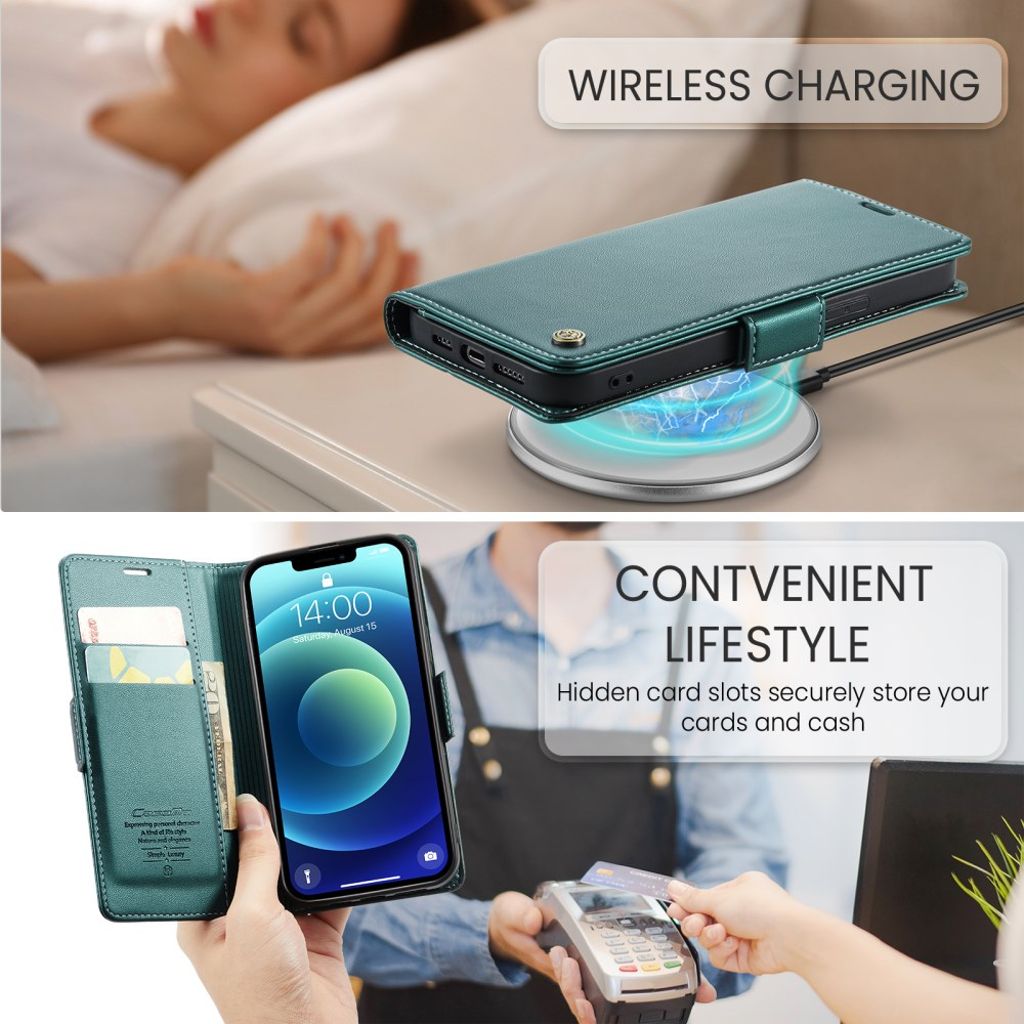 CaseMe iPhone 12 Mini Fodral 023 Series Grön