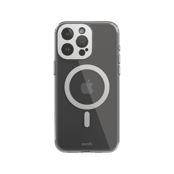 Moshi iPhone 15 Pro Max Skal iGlaze MagSafe Luna Silver