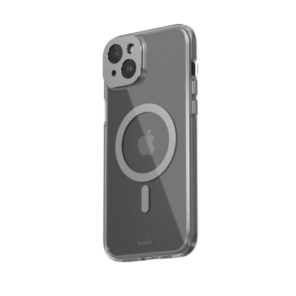 Moshi iPhone 15 Plus Skal iGlaze MagSafe Meteorite Gray